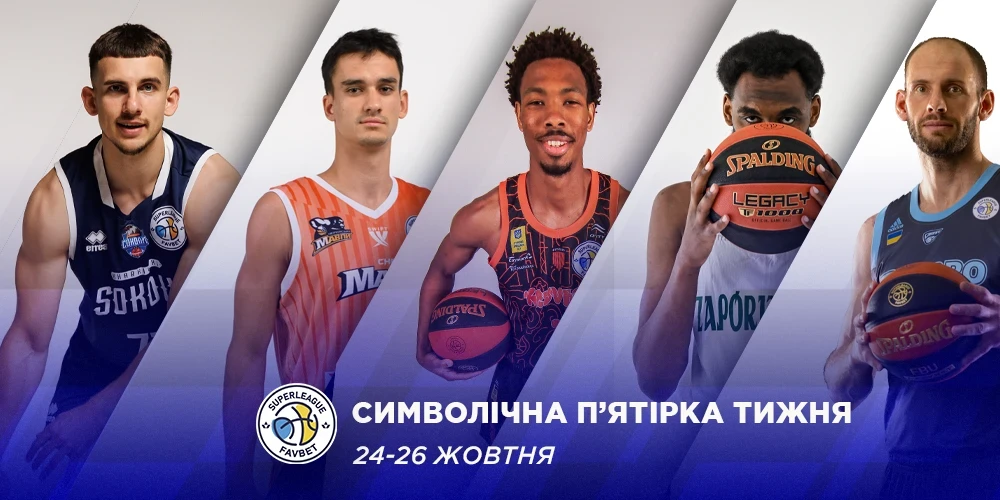 Хто у топі тижня Суперліги Favbet? Пʼятірка і MVP – тут