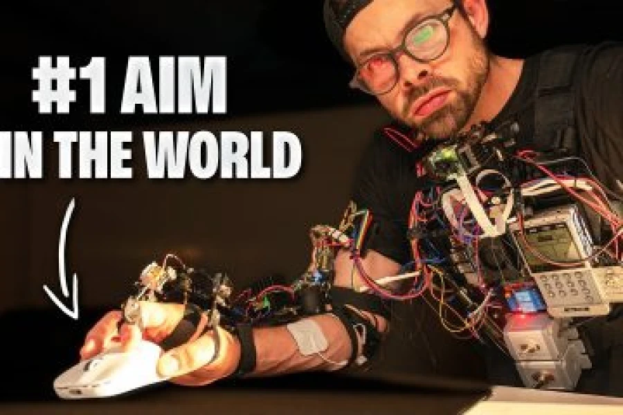 Ютубер зібрав екзоскелет для Aim Lab: реакція 38-40 мс – як це працює?