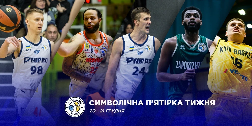 Хто у топ-5 туру Суперліги Favbet – і чому MVP Конєв?