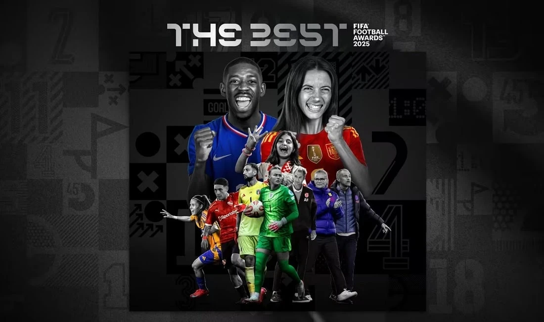 The Best FIFA Football Awards 2025: кому українці віддали 1-і місця?