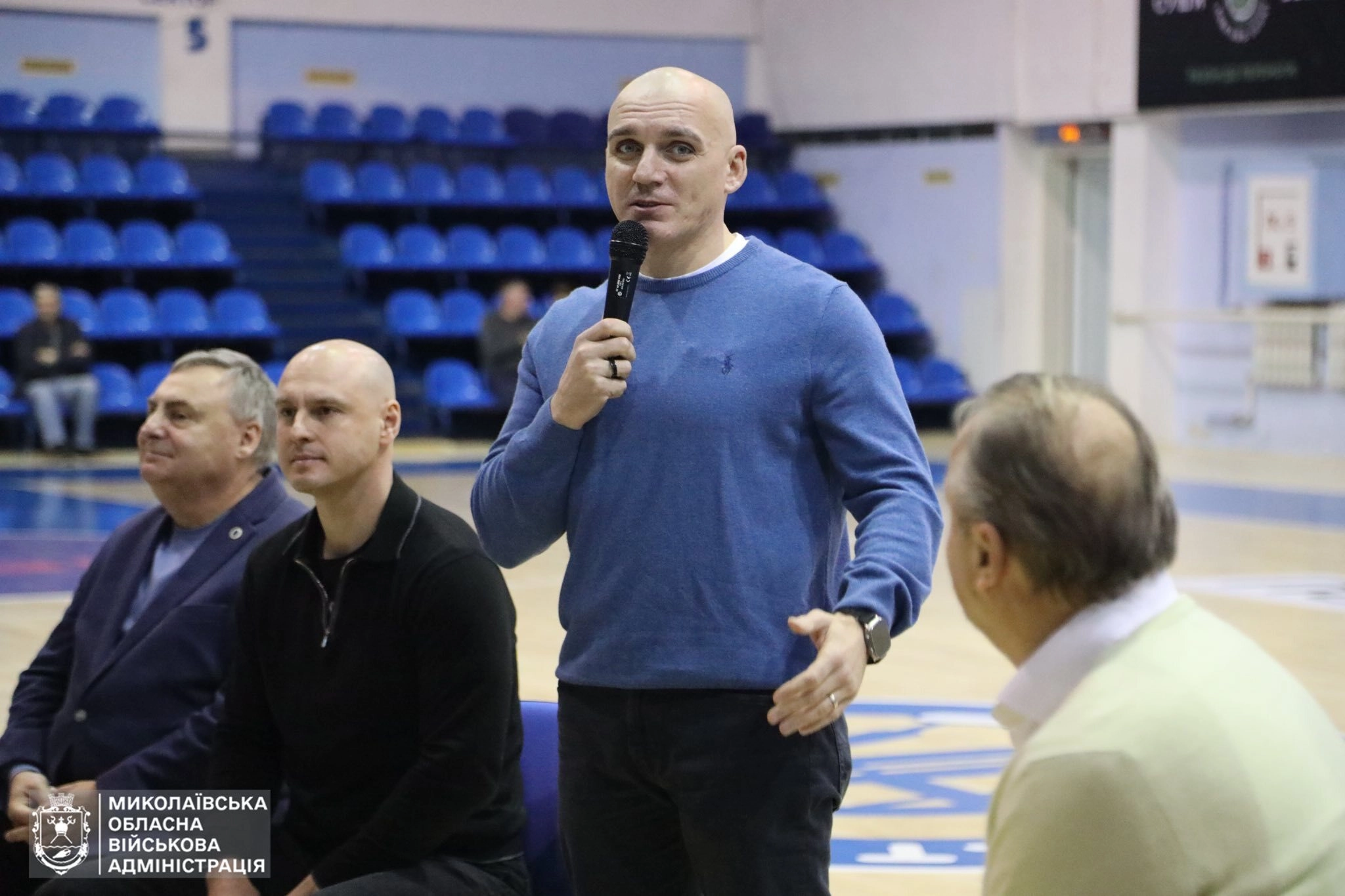 На заході «Баскетбольний рік: підсумки та різдвяні надії» президенти та спортсмени Миколаївщини обговорюють досягнення у б...