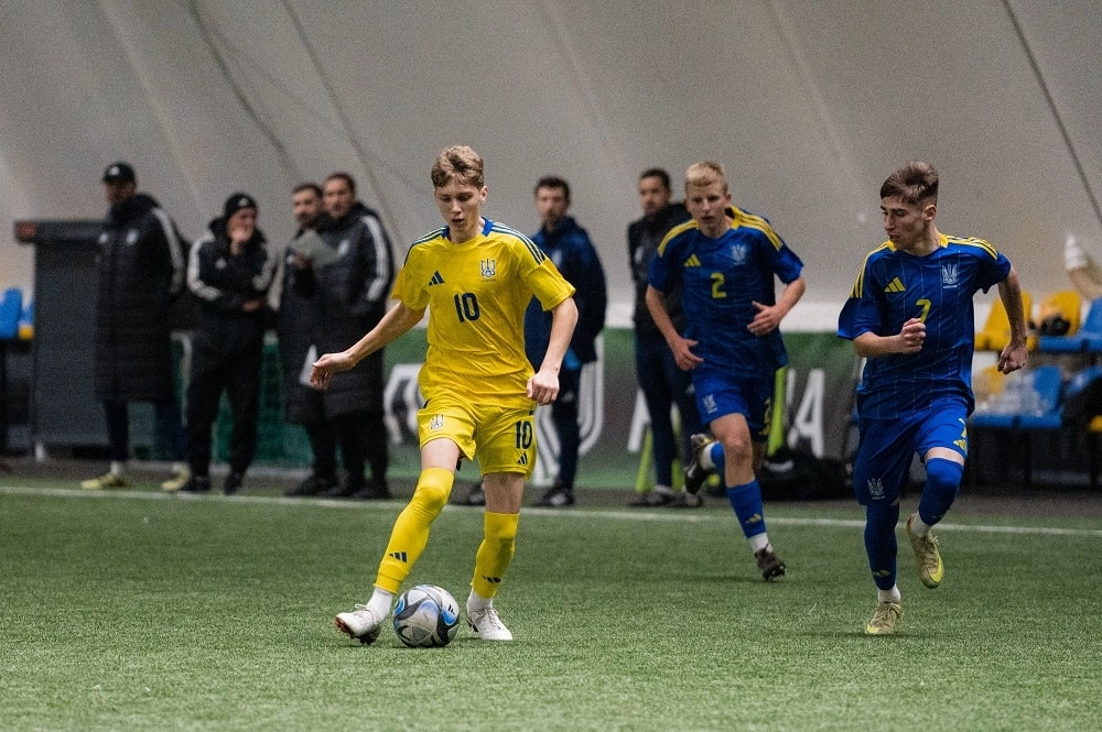 UAF launches new selection format for U-15 teams, featuring 33 young footballers in training at Shchastlyve.