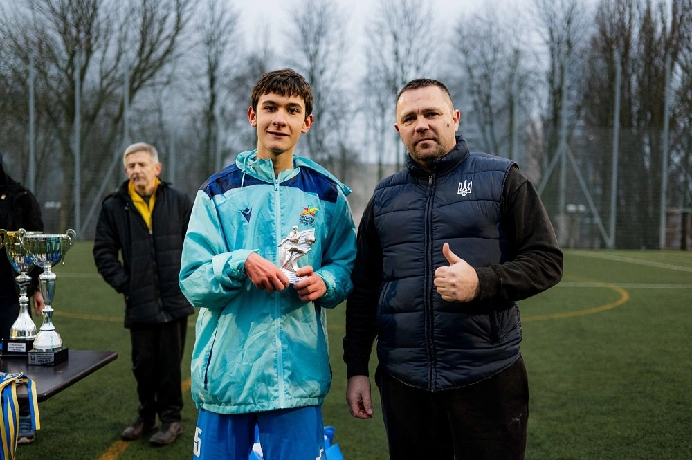 Футбольний матч за Кубок «Прометея» серед спортсменів з ОРА у Києві, перемога Черкащини 7:4, 30 листопада 2025.