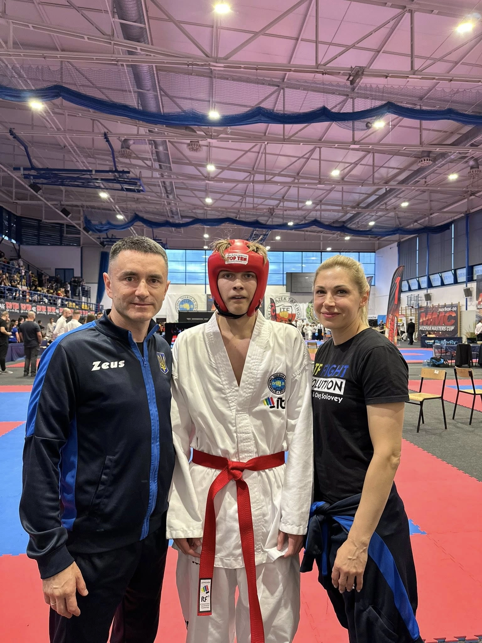 Українська команда з Таеквон-До на турнірі Mazovia Master Cup 2025 у Польщі, здобувши 1 місце у загальному заліку.