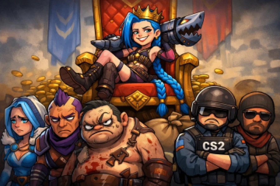 Чому у PC bang Південної Кореї CS2 і Dota 2 не в топі