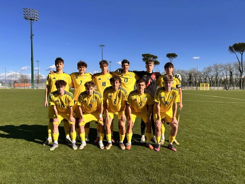 Фініш на 90+3: U-18 України та Італія розійшлися 2-2 у Римі