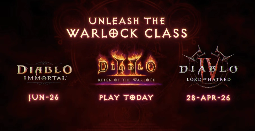 Новий клас Warlock у Diablo II: Resurrected, доступний з оновленням до 30-річчя серії