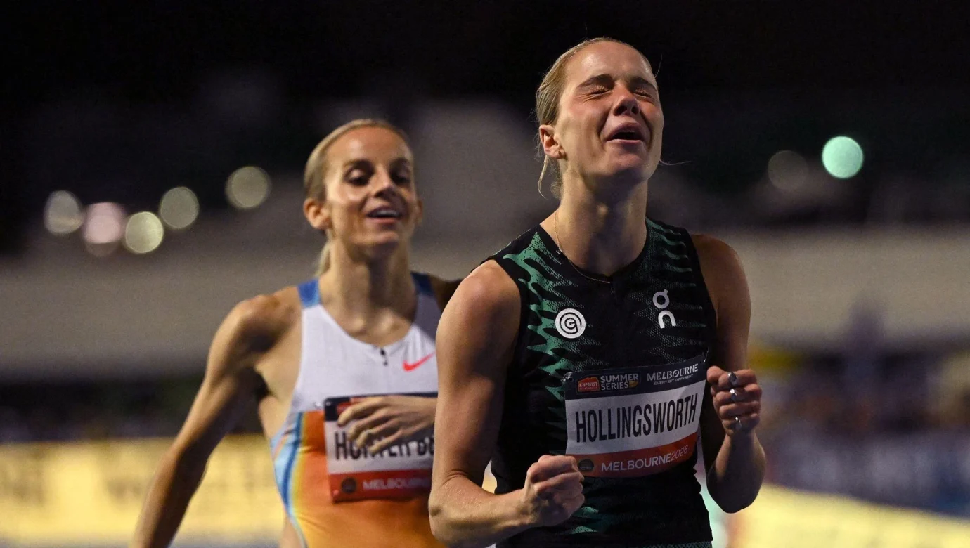 World Athletics Continental Tour Gold у Мельбурні: як 20-річна Hollingsworth обігнала Georgia Hunter Bell?