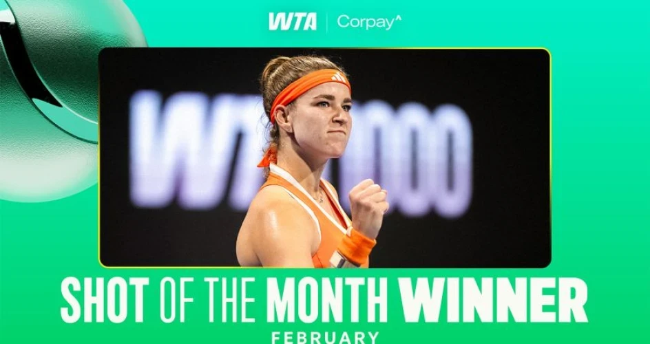 Який розіграш приніс Муховій «Shot of the Month» на WTA 1000 Доха?