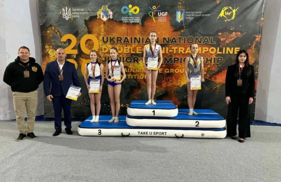 Дніпро, 24-26.02: хто переміг у стрибках на подвійному міні-батуті?