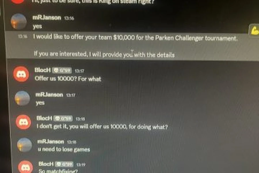 Матчфіксинг на Parken Challenger Championship S2? BlocH відмовився від $10 тисяч