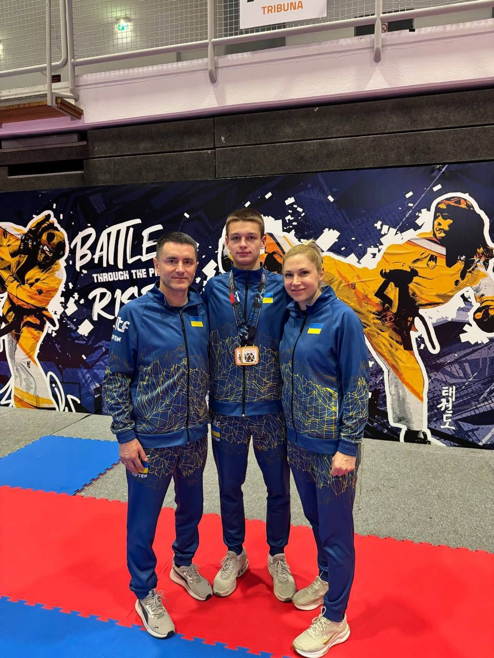 Українські тренери та спортсмен на Чемпіонаті Європи з Таеквон-До 2026 у Маріборі