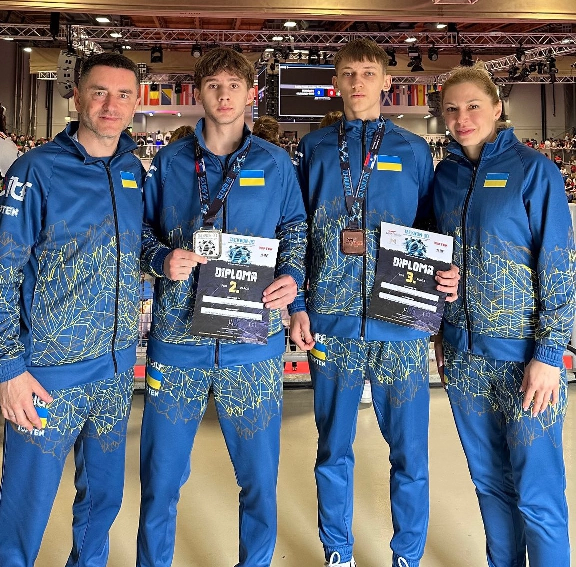 Українські спортсмени з нагородами на Чемпіонаті Європи з Таеквон-До 2026 у Маріборі