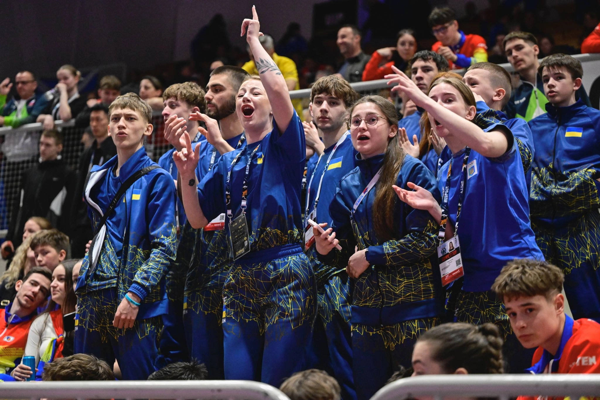 Українські спортсмени підтримують команду на Чемпіонаті Європи з Таеквон-До 2026 у Маріборі