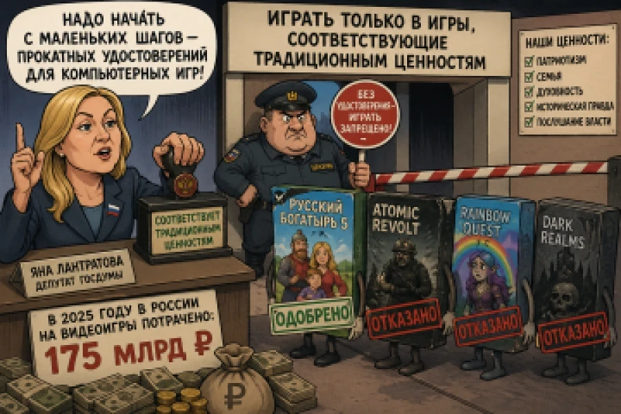 Держдума хоче фільтрувати ігри: «традиційні цінності» та дозволи