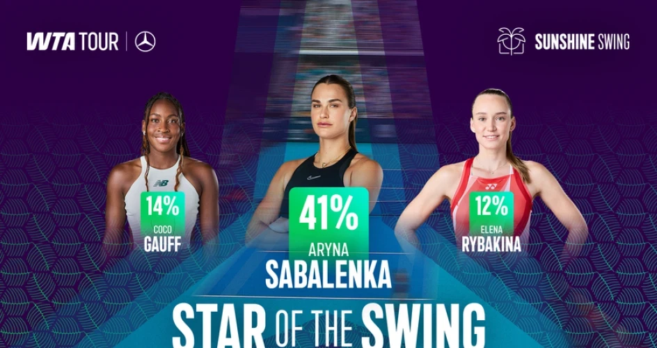 Хто став Sunshine Star of the Swing у WTA 2026? Сабалєнка!