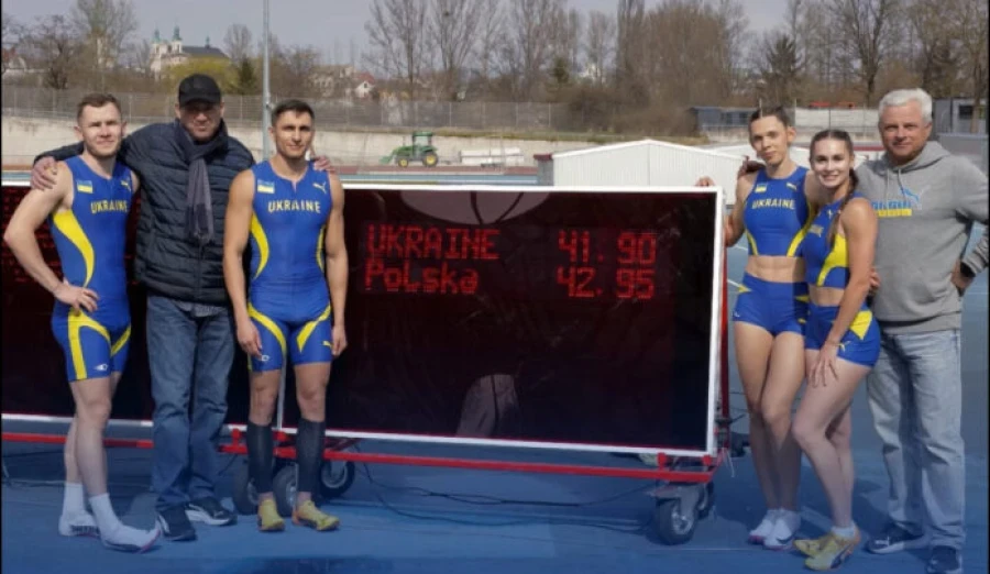 Українська 4х100 MIX виборює перемогу 41.90 – що далі?
