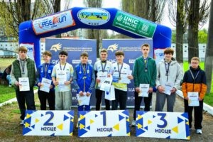 Переможці U13 юнаки на Чемпіонаті України з п’ятиборства в Києві, Бамбура Тимофій на першому місці