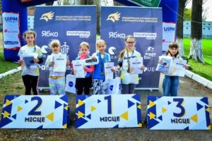 Переможниці U9 дівчата на Чемпіонаті України з сучасного п’ятиборства в Києві