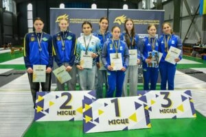 Переможниці U19 дівчата на Чемпіонаті України з п’ятиборства в Києві, присвяченому ліквідаторам ЧАЕС