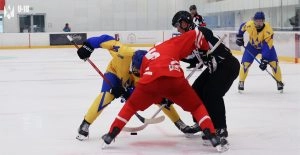 Юнацька збірна України проти Польщі на чемпіонаті світу з хокею, дивізіон 1A, 23 квітня 2026