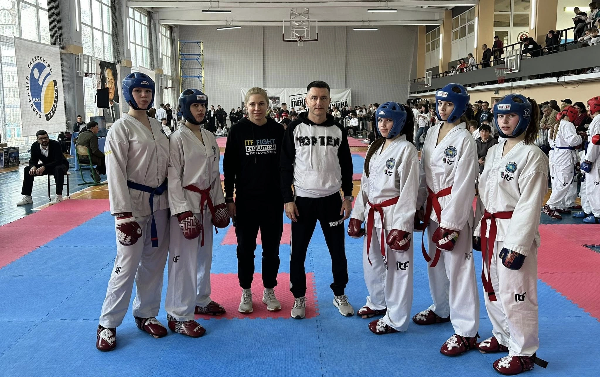 Спортсмени на турнірі з Таеквон-До в Івано-Франківську, присвяченому пам’яті Данила Демчишина