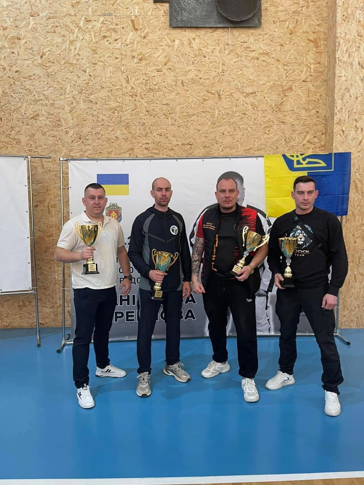 Переможці турніру з Таеквон-До у Кропивницькому, клуби «Титан», «Максимум», «Спарта» з кубками