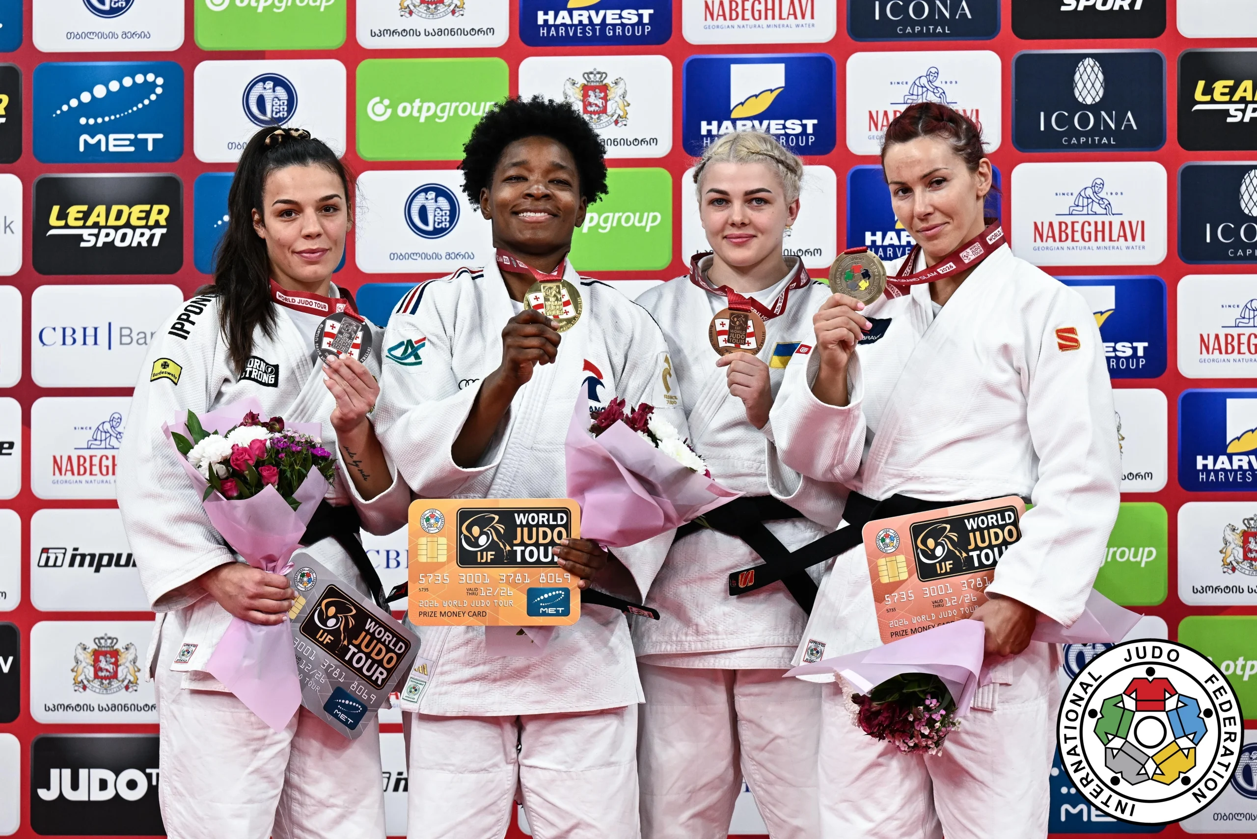 Юлія Курченко з бронзовою медаллю на турнірі Grand Slam у Тбілісі, Грузія, 2023