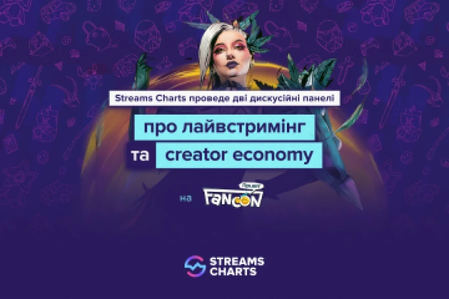 Чому Streams Charts веде дві панелі на FANCON 2026 – хто і коли виступить?