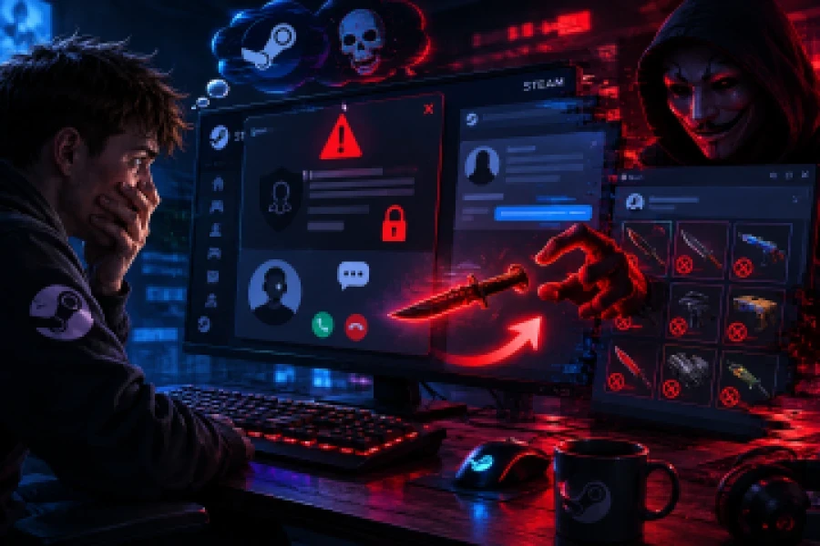 CS2 під ударом: як фейковий Steam краде інвентар гравців?