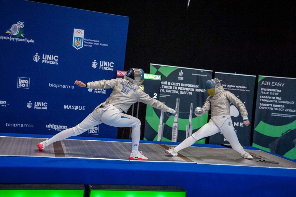 Шпажисти Харкова на чемпіонаті України-2026 у фінальному поєдинку проти команди Києва