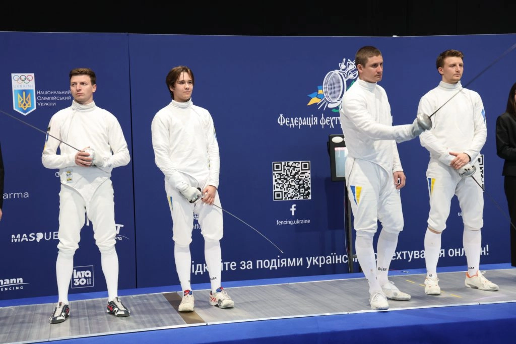 Шпажисти на чемпіонаті України-2026 в Олімпійському коледжі ім. І. Піддубного, Київ