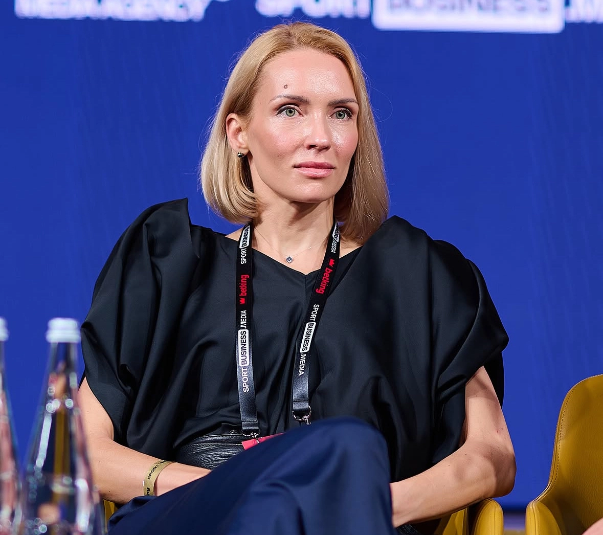 Президентка Федерації легкої атлетики України на SBC Summit Ukraine 2026 у Києві