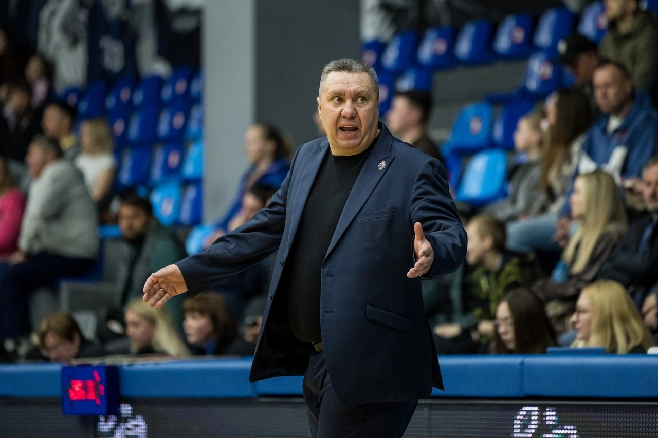 Валерій Плеханов під час матчу Харківських Соколів у Суперлізі GGBET проти БК Рівне