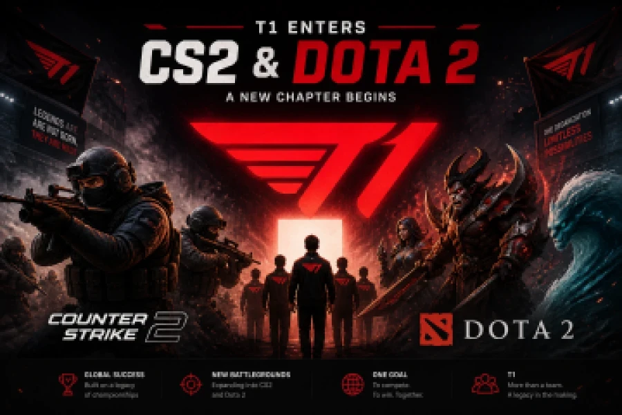 Коли T1 деб’ютує в CS2 і Dota 2? Клуб оголосив про намір розширитись