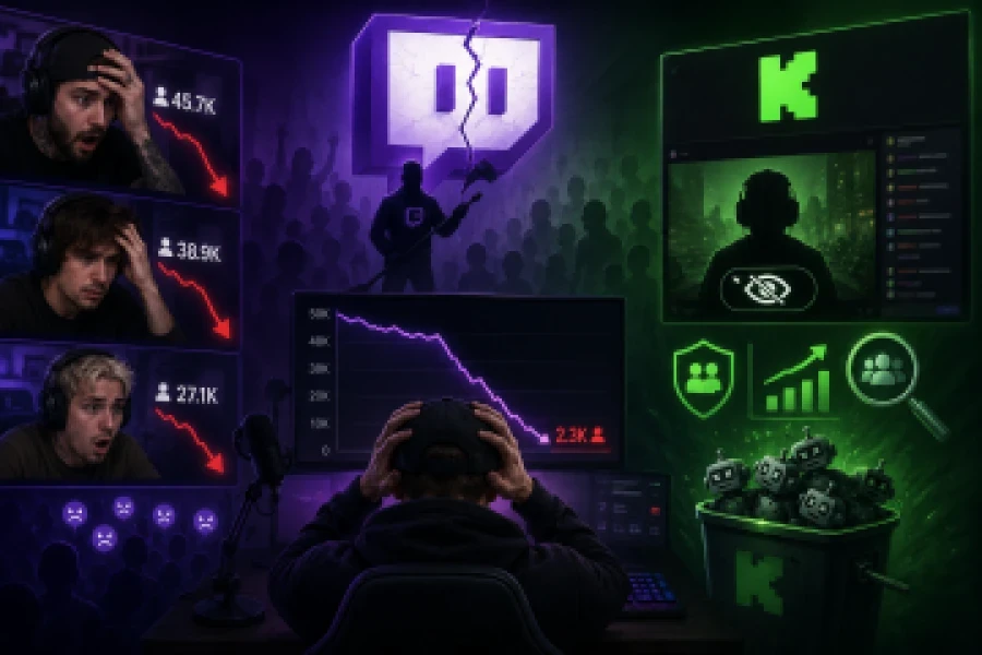 Війна Twitch з в’юботами: FaZe Banks втрачає 40-50 до 2-3 тисяч – як відповів Kick?