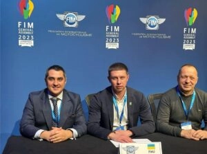 Максим Ситницький на саміті FIM 2023 у складі Федерації мотоциклетного спорту України