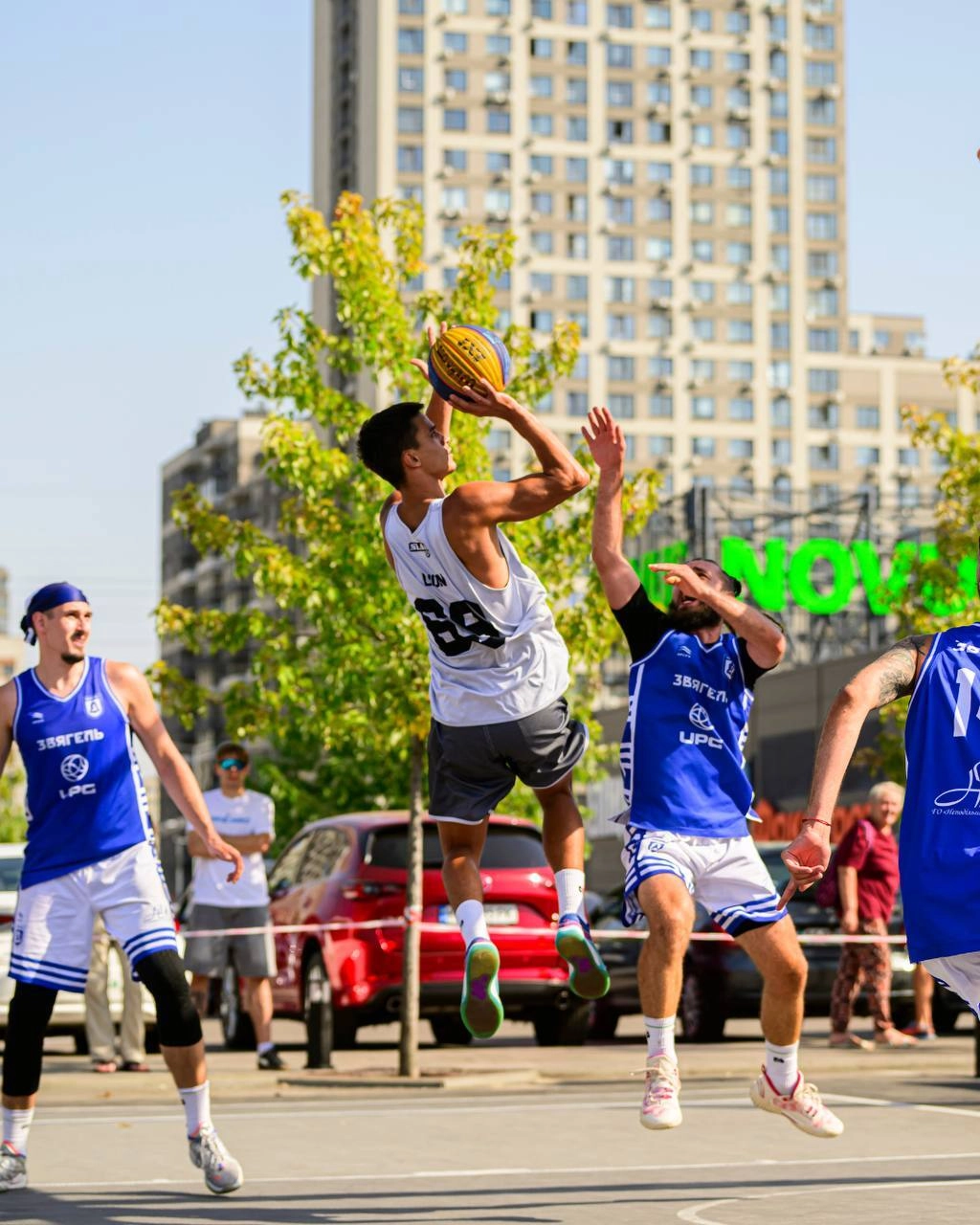 Баскетболісти Звягеля та Slam City на етапі чемпіонату України 3х3 у Києві, червень 2026 року