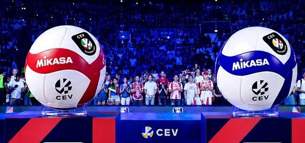 Офіційні м’ячі Євроволей-2026 від Mikasa: червоний чи синій?