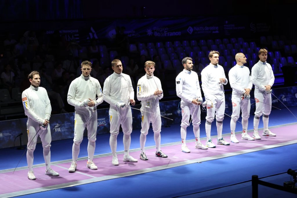 Збірна України з фехтування на чемпіонаті Європи 2023 у Франції, бронзові призери командних змагань