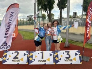 Призерки дівчата U9 на Чемпіонаті України з сучасного пʼятиборства 2026 у Києві