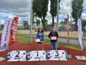 Переможці U19 на Чемпіонаті України з сучасного пʼятиборства 2026 у Києві на п'єдесталі пошани