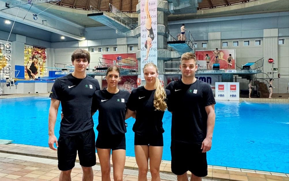 Українська команда на турнірі Madrid International Diving Meet 2026 у Центрі плавання М-86