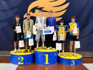 Переможці U15 юнаки Тронько Платон/Овсійчук Костянтин на Чемпіонаті України в Києві