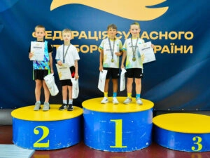 Переможці U9 юнаки Горішній Іван та Остапчук Андрій на Чемпіонаті України в Києві