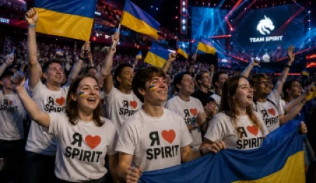 Українські фанати на EWC у Парижі: чому вони в футболках Team Spirit?