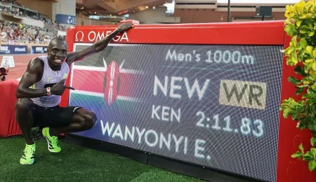 Світовий рекорд 1000 м у Монако: 2:11.83 від Ваньйоні – Вайтмен другий