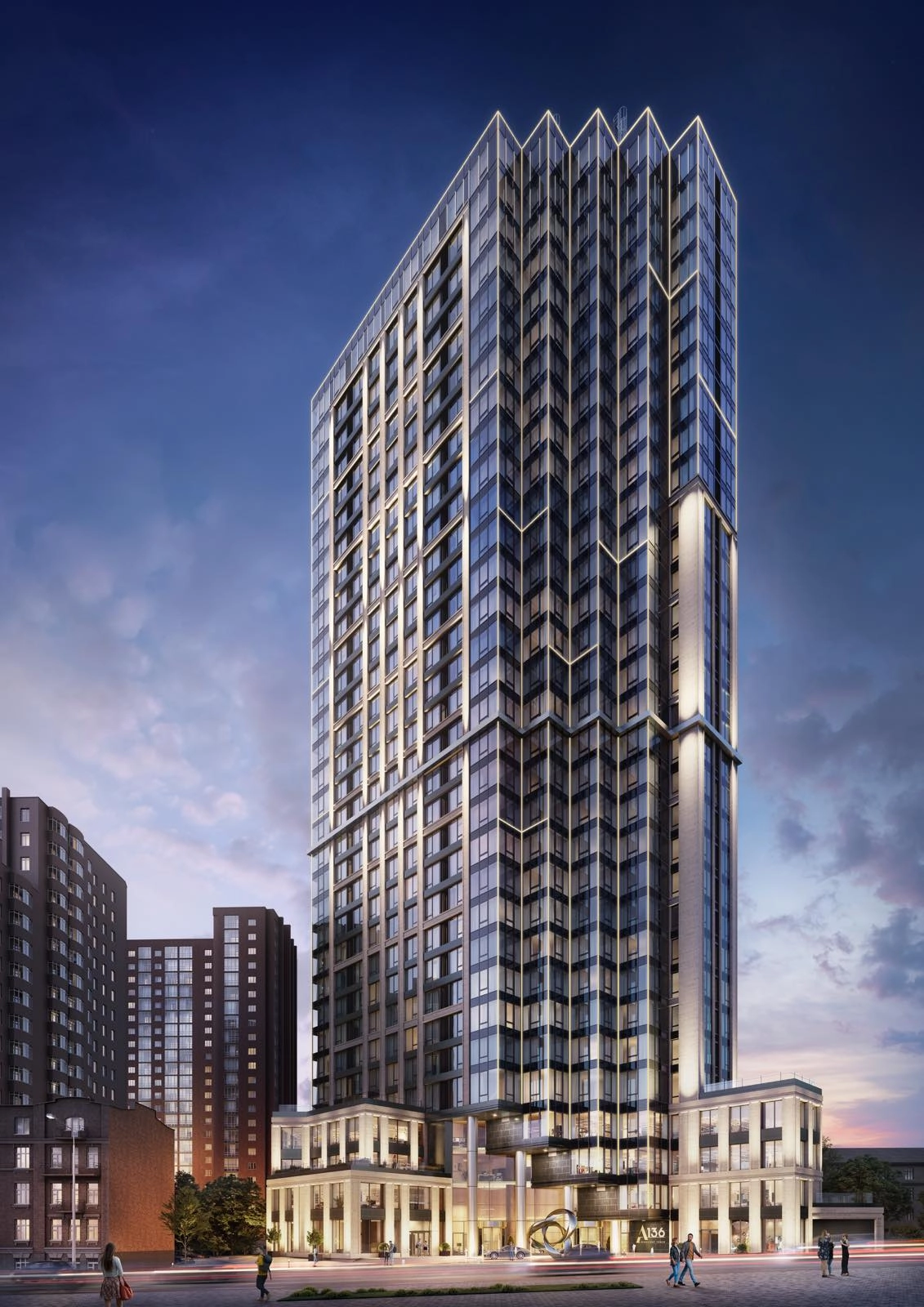 Елітний 33-поверховий A136 Highlight Tower у центрі Києва, збудований Максимом Кріппою