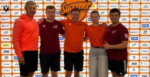 Українські судді на Summer Exposure Combine 2026 у Будапешті, представляють Україну в хокейному суддівстві